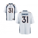 Men's Nike Denver Broncos #31 Justin Simmons Game White NFL Jersey