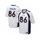 Men's Nike Denver Broncos #86 John Phillips Game White NFL Jersey