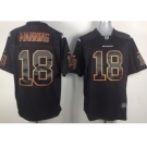 nike nfl jerseys denver broncos #18 manning black[game]