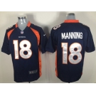 nike nfl jerseys denver broncos #18 manning blue[game]