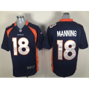 nike nfl jerseys denver broncos #18 manning blue[game]