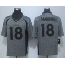 nike nfl jerseys denver broncos #18 peyton manning gray[game]