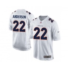 nike nfl jerseys denver broncos #22 anderson white[new game]