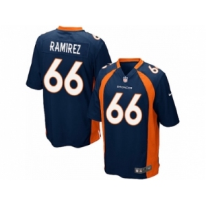 nike nfl jerseys denver broncos #66 manny ramirez  blue [Game]