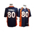 nike nfl jerseys denver broncos #80 thomas blue[game]