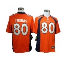 nike nfl jerseys denver broncos #80 thomas orange[game]