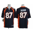 nike nfl jerseys denver broncos #87 eric decker blue[game]