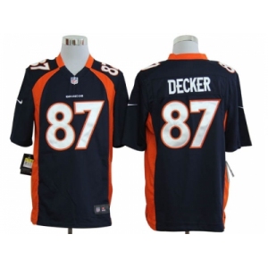 nike nfl jerseys denver broncos #87 eric decker blue[game]