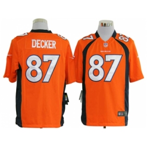 nike nfl jerseys denver broncos #87 eric decker orange[game]