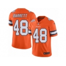 Men Nike Denver Broncos #48 Shaquil Barrett Elite Orange Rush Vapor Untouchable NFL Jersey