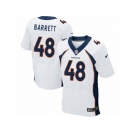 Men Nike Denver Broncos #48 Shaquil Barrett Elite White NFL Jersey