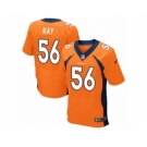 Men Nike Denver Broncos #56 Shane Ray Elite Orange Team Color NFL Jersey