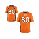 Men's Denver Broncos #80 Jake Butt Nike Orange 2017 Draft Pick Elite Jersey