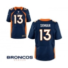 Men's Nike Denver Broncos #13 Trevor Siemian Elite Navy Blue Alternate NFL Jersey