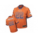 Men's Nike Denver Broncos #22 C.J. Anderson Elite Orange Drift Fashion NFL Jersey