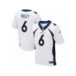 Men's Nike Denver Broncos #6 Chad Kelly Elite White NFL Jersey