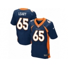 Men's Nike Denver Broncos #65 Ronald Leary Elite Navy Blue Alternate NFL Jersey