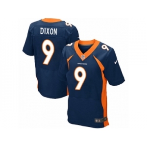 Men's Nike Denver Broncos #9 Riley Dixon Elite Navy Blue Alternate NFL Jersey