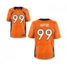 Men's Nike Denver Broncos #99 Adam Gotsis Elite Orange Team Color NFL Jersey