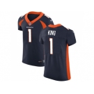 Nike Denver Broncos #1 Marquette King Navy Blue Alternate Men Stitched NFL Vapor Untouchable Elite Jersey