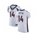 Nike Denver Broncos #14 Courtland Sutton White Men Stitched NFL Vapor Untouchable Elite Jersey