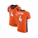 Nike Denver Broncos #4 Case Keenum Orange Team Color Men Stitched NFL Vapor Untouchable Elite Jersey