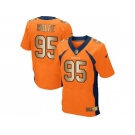 Nike Denver Broncos #95 Derek Wolfe Orange Team Color Men's Stitched NFL New Elite Gold Jersey