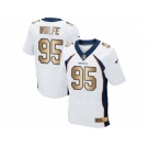 Nike Denver Broncos #95 Derek Wolfe White Men's Stitched NFL New Elite Gold Jersey