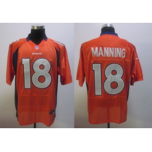 Nike nfl jerseys denver broncos #18 manning orange[elite]