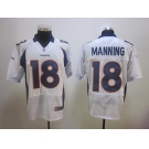 Nike nfl jerseys denver broncos #18 manning white[elite]