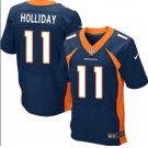 nike nfl jerseys denver broncos #11 holliday blue[new Elite]