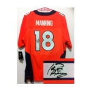 nike nfl jerseys denver broncos #18 manning orange[Elite signature]