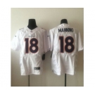 nike nfl jerseys denver broncos #18 peyton manning all white[new Elite]