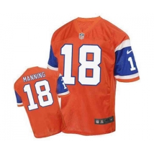 nike nfl jerseys denver broncos #18 peyton manning orange[2016 Elite]