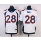 nike nfl jerseys denver broncos #28 ball white[new Elite]