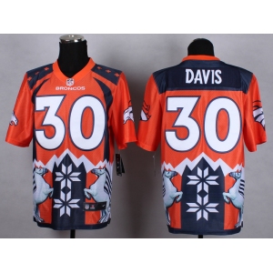 nike nfl jerseys denver broncos #30 davis[Elite Style Noble Fashion]