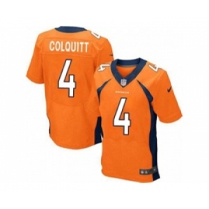 nike nfl jerseys denver broncos #4 britton colquitt orange[Elite]