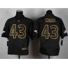 nike nfl jerseys denver broncos #43 ward black[Elite gold lettering fashion]