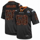 nike nfl jerseys denver broncos #58 miller black[Elite united sideline 50th Patch]