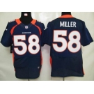 nike nfl jerseys denver broncos #58 miller blue[elite]