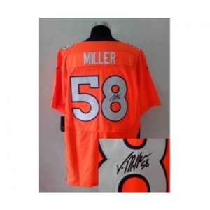 nike nfl jerseys denver broncos #58 miller orange[Elite signature]