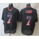 nike nfl jerseys denver broncos #7 john elway black[Elite USA flag fashion]