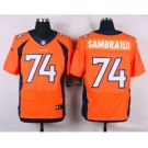 nike nfl jerseys denver broncos #74 sambrailo orange[new Elite]