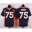 nike nfl jerseys denver broncos #75 clark blue[new Elite]