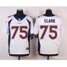 nike nfl jerseys denver broncos #75 clark white[new Elite]