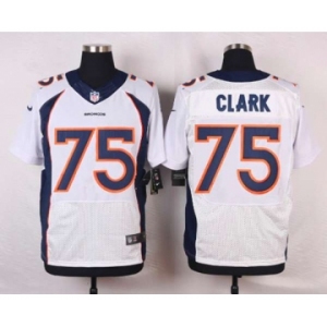 nike nfl jerseys denver broncos #75 clark white[new Elite]