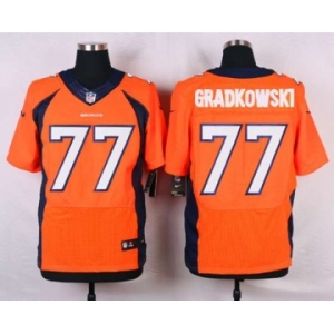 nike nfl jerseys denver broncos #77 gradkoswki orange[new Elite][gradkoswki]