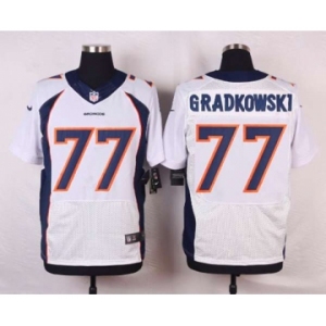 nike nfl jerseys denver broncos #77 gradkoswki white[new Elite][gradkoswki]