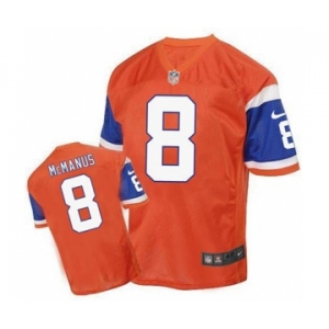 nike nfl jerseys denver broncos #8 mcmanus orange[2016 Elite]