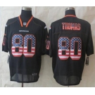 nike nfl jerseys denver broncos #80 thomas black[Elite USA flag fashion]